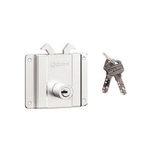 Quba - Furniture Locks - Q 203SSL - SS QUBA - FURNITURE LOCKS - SIDE SLIDING LOCK - Q 203SSL - Stainless Steel 30MM (Available in Antique Brass, Rose Gold, Gold Plated, Jet Black Matt - 25/30MM) - 7 Years Warranty*