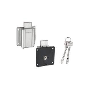 QUBA - FURNITURE LOCKS - FURNITURE LOCK VERTEX - Q 203V - Stainless Steel (Available in Antique Brass, Rose Gold, Gold Plated, Jet Black Matt)