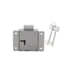 QUBA - FURNITURE LOCKS - UNIVERSAL CUPBOARD LOCK MINI - Q UCL MINI - Stainless Steel