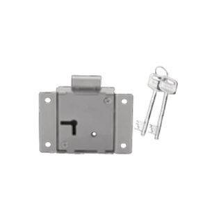 QUBA - FURNITURE LOCKS - UNIVERSAL CUPBOARD LOCK MINI - Q UCL MINI - Stainless Steel