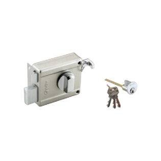 QUBA - MAIN DOOR MAGNA LOCKS - MAGNA Q 227 (MAGNA MINI LOCK -1 SIDE KEY / KNOB WITH REGULAR KEY) - Stainless Steel (Available in Antique Brass, Ivory Finish, Iron Finish) - 7 Years Warranty*