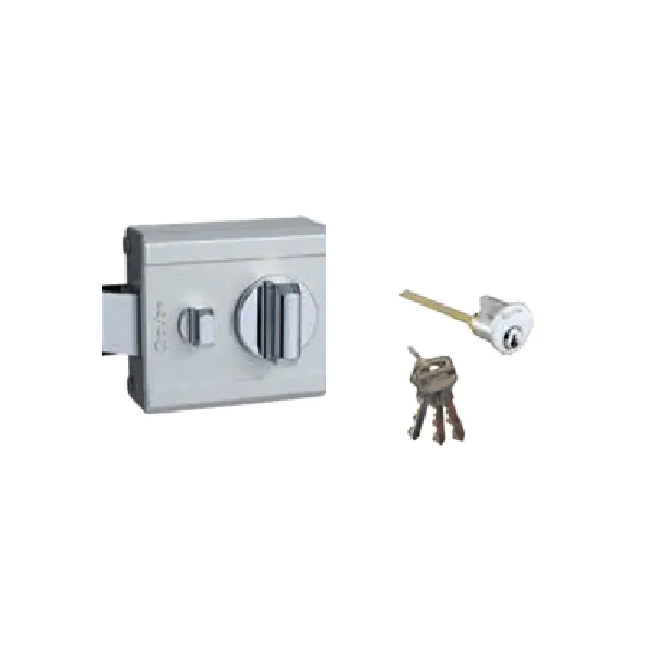 Quba - Main Door Locks - Magna Q 236 - SS QUBA - MAIN DOOR MAGNA LOCKS - MAGNA Q 236 (MAGNA SAFETY DOOR LATCH LOCK-1 SIDE KEY / KNOB WITH REGULAR KEY) - Stainless Steel (Available in Antique Brass) - 7 Years Warranty*