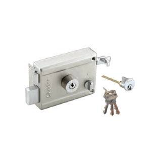 QUBA - MAIN DOOR SHIELD LOCKS - SHIELD Q 205 (SHIELD LOCK- BOTH SIDE KEY WITH REGULAR KEY) - Stainless Steel (Available in Antique Brass) - 7 Years Warranty*