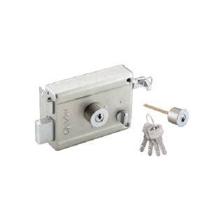 QUBA - MAIN DOOR SHIELD LOCKS - SHIELD Q 207 (SHIELD LOCK- BOTH SIDE KEY WITH DIMPLE KEY) - Stainless Steel (Available in Antique Brass) - 7 Years Warranty*