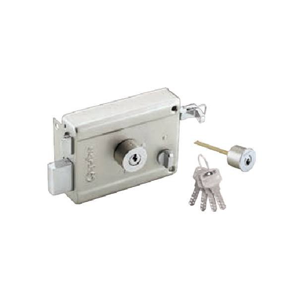 Quba - Main Door Locks - Shield Q 207 - SS QUBA - MAIN DOOR SHIELD LOCKS - SHIELD Q 207 (SHIELD LOCK- BOTH SIDE KEY WITH DIMPLE KEY) - Stainless Steel (Available in Antique Brass) - 7 Years Warranty*