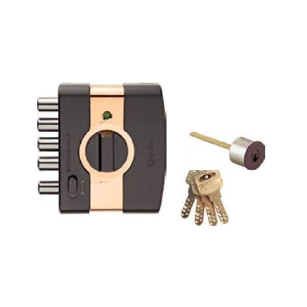 Quba - Main Door Locks - Strong Hold Q 234 - JBM QUBA - MAIN DOOR LOCKS - STRONGHOLD Q 234 (STRONGHOLD DEAD LOCK-1 SIDE KEY / KNOB WITH DIMPLE KEY) - Jet Black Matt (Available in Antique Brass Matt, Milango Beige, Rose Gold) - 15 Years Warranty*