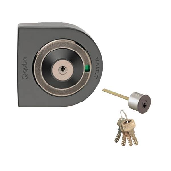 Quba - Main Door Locks - Vault Vertibolt Q231 QUBA - MAIN DOOR LOCKS - VAULT VERTIBOLT Q 231 (VAULT VERTIBOLT LOCK- BOTH SIDE KEY WITH DIMPLE KEY) - Jet Black Matt (Available in Antique Brass Matt, Milango Beige, Rose Gold) - 15 Years Warranty*
